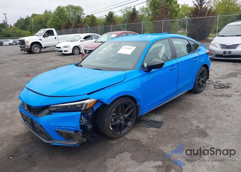 2022 Honda Civic Sport from USA, damaged, VIN 19XFL2H87NE024589